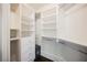 Well-organized walk-in closet with custom shelving and ample storage space at 2747 Paradise Rd # 2606, Las Vegas, NV 89109