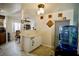 Dining area with stylish decorations, tile floors and easy access to the kitchen at 2905 Gentilly Ln, Las Vegas, NV 89108