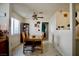 Cozy dining area with natural light and a view into the kitchen and hallway area at 2905 Gentilly Ln, Las Vegas, NV 89108