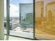 Expansive city view through large windows, highlighting the building's modern architecture at 3726 Las Vegas Blvd # 2504, Las Vegas, NV 89158