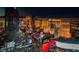Night view of Las Vegas with high-rise buildings, bright lights, and casino resorts at 3726 Las Vegas Blvd # 2504, Las Vegas, NV 89158