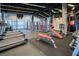 Well-equipped gym with treadmills, weights, and various exercise machines for a complete workout at 3726 Las Vegas Blvd # 2504, Las Vegas, NV 89158