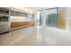 Bright kitchen featuring stainless steel appliances, sleek cabinetry, and large windows for city views at 3726 Las Vegas Blvd # 2504, Las Vegas, NV 89158
