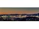 Sweeping twilight view of the Las Vegas Strip with the city skyline and distant mountains at 4 Dry Brook Trl, Henderson, NV 89052