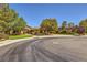 Attractive single-story home with well-manicured lawn and mature trees along a curved street at 4 Dry Brook Trl, Henderson, NV 89052