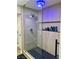 Sleek bathroom shower featuring stylish tile and modern fixtures at 4083 Nook Way # A, Las Vegas, NV 89103