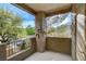 Balcony offers outdoor living with a view of mature trees and landscaping at 4400 S Jones Blvd # 2103, Las Vegas, NV 89103