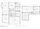 Detailed floor plan showcasing the layout of this two-story home at 6636 Brent Scott St, North Las Vegas, NV 89086