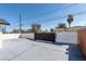 Spacious backyard features a privacy wall, ample space, and offers many possibilities at 724 N 9Th St, Las Vegas, NV 89101