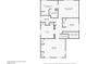 Upper level floor plan featuring primary bedroom, bathrooms, closets, and two additional bedrooms with closet space at 7505 Mission Palm St, Las Vegas, NV 89139
