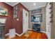 Welcoming foyer features stylish decor, a shoe rack, and a view of the living space at 8600 W Charleston Blvd # 2078, Las Vegas, NV 89117