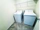 Bright laundry room with side-by-side washer and dryer hookups and tiled floor at 8694 Glen Echo Ave, Las Vegas, NV 89148