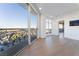 Enjoy city views from the private balcony with ornate railing and large sliding glass doors at 9101 Alta Dr # 207, Las Vegas, NV 89145