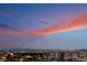 A stunning panoramic cityscape view of Las Vegas, Nevada, at sunset at 9101 Alta Dr # 207, Las Vegas, NV 89145