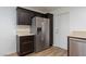 Kitchen featuring stainless steel appliances and dark cabinetry at 9533 Yucca Blossom Dr, Las Vegas, NV 89134