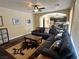Cozy living room space with an open floor plan and stylish decor and furnishings at 1011 Pecos River Ave, Henderson, NV 89002
