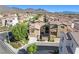 An aerial view highlights the neighborhood's lush landscaping at 11334 Colinward Ave, Las Vegas, NV 89135