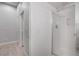 Modern bathroom showcasing glass shower and neutral color palette at 11334 Colinward Ave, Las Vegas, NV 89135