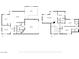 Detailed floor plan showcasing the layout of the home's two floors, including room dimensions at 11334 Colinward Ave, Las Vegas, NV 89135