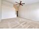 A generously-sized bedroom provides high ceilings, neutral carpet and lots of wall space at 1342 Calle Calma, Henderson, NV 89012