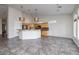 Open-concept kitchen area featuring ample counter space and access to living and dining areas at 1342 Calle Calma, Henderson, NV 89012