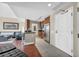 Open kitchen with stainless steel appliances, granite countertops, and modern design at 200 W Sahara Ave # 2404, Las Vegas, NV 89102