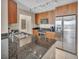 Modern kitchen with stainless steel appliances, granite countertops, and sleek cabinetry at 200 W Sahara Ave # 2404, Las Vegas, NV 89102