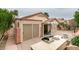 Enclosed back yard features a covered patio, built-in barbeque and plenty of privacy at 2007 High Mesa Dr, Henderson, NV 89012