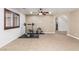 Open exercise room with tile flooring, neutral paint, and workout equipment at 209 Eucalyptus Ln, Mesquite, NV 89027