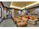 Home theater with plush seating, movie-themed decor, and cozy ambiance at 2405 W Serene Ave # 236, Las Vegas, NV 89123