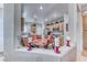 Cozy dining nook with a decorative wall overlooking the kitchen at 2561 Cosmic Dust St, Henderson, NV 89044