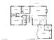 Detailed floor plan showcasing bedroom, kitchen, living room, and bathroom layouts with dimensions at 2706 Colanthe Ave, Las Vegas, NV 89102