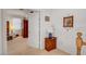 Hallway shows a beautiful decor and carpeted floor at 2727 Warm Rays Ave, Henderson, NV 89052