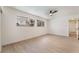 Bedroom with modern flooring and large windows at 2958 Al De La St, Las Vegas, NV 89146