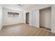 Bedroom features a window with security bars and double closets at 2958 Al De La St, Las Vegas, NV 89146