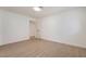 Minimalist bedroom with modern flooring and neutral color palette at 2958 Al De La St, Las Vegas, NV 89146