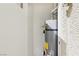 Utility closet showcasing a newer water heater, ensuring efficient and reliable performance for the home at 3225 Casey Dr # 203, Las Vegas, NV 89120