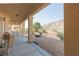 Covered patio overlooking the low-maintenance backyard, providing a peaceful outdoor living space at 3439 Cottage Canyon St, Laughlin, NV 89029