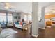 Bright and airy living space that flows seamlessly into the kitchen and dining areas at 3491 Cottage Thistle Dr, Laughlin, NV 89029
