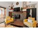 Relaxing living room showcasing a modern fireplace, comfortable seating, and natural light at 3843 Desert Marina Dr # 232, Laughlin, NV 89029