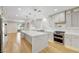 Bright kitchen with large island, offering lots of counter space and backyard view at 4108 Freel Peak Ct, Las Vegas, NV 89129