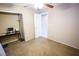 Spare bedroom features neutral carpet and walk-in closet. Ready to personalize at 5260 Del Lago Dr, Las Vegas, NV 89130