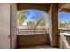Cozy balcony offering views of the community with natural light at 5751 E Hacienda Ave # 243, Las Vegas, NV 89122