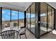 Dining area with neighborhood views and easy access to the outdoor grill and patio space at 658 Falcon Summit Ct, Henderson, NV 89012