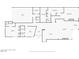 Detailed floor plan showcasing the layout of rooms, including bedrooms, bathrooms, kitchen, and living spaces at 658 Falcon Summit Ct, Henderson, NV 89012