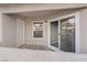 Cozy patio area with sliding glass doors and a convenient outdoor entrance at 6800 E Lake Mead Blvd # 1033, Las Vegas, NV 89156