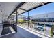 A modern community courtyard featuring lounge seating, fire pits, and lush landscaping, with views of the surrounding building at 8925 W Flamingo Rd # 228, Las Vegas, NV 89147