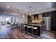 Bright kitchen featuring stainless steel appliances and a central island with seating at 8925 W Flamingo Rd # 228, Las Vegas, NV 89147