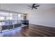 Modern loft space with natural light and stylish railings for a modern aesthetic at 8925 W Flamingo Rd # 228, Las Vegas, NV 89147