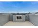 Stunning rooftop terrace with outdoor fireplace, perfect for relaxing and entertaining while enjoying scenic views at 9050 W Tropicana Ave # 1080, Las Vegas, NV 89147
